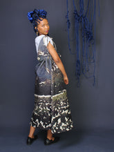 Perspective Apron Dress Berg Print