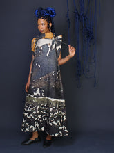 Perspective Apron Dress Berg Print