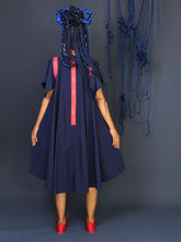 Twiggy Dress Chunky Red Zips