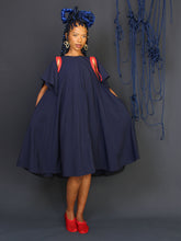 Twiggy Dress Chunky Red Zips