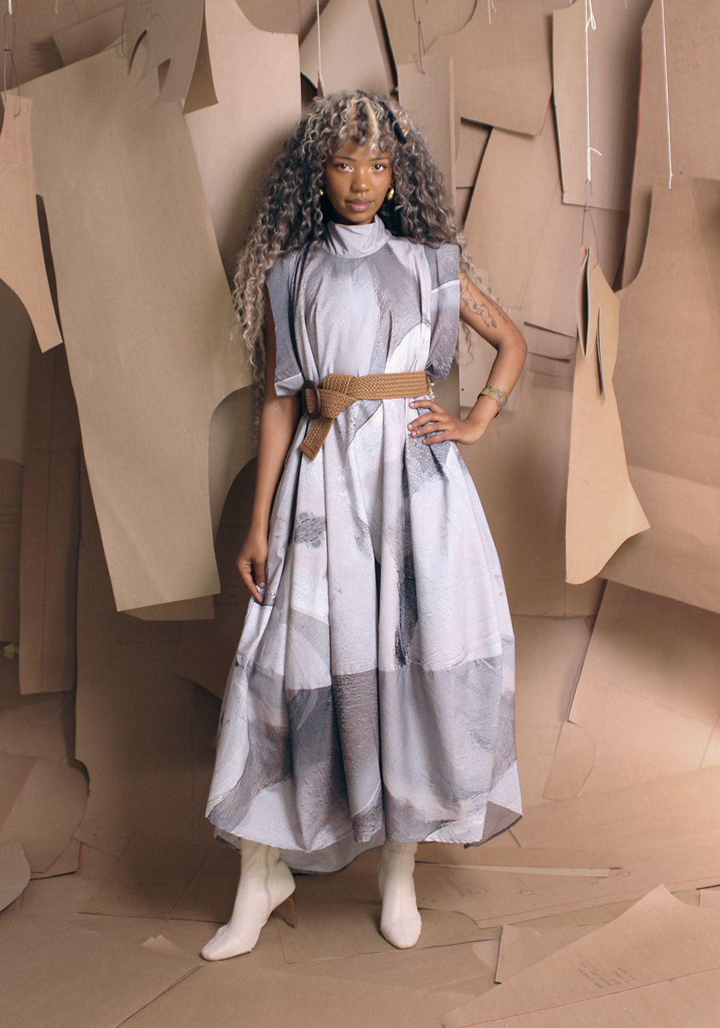 Bow Dress Paint Print