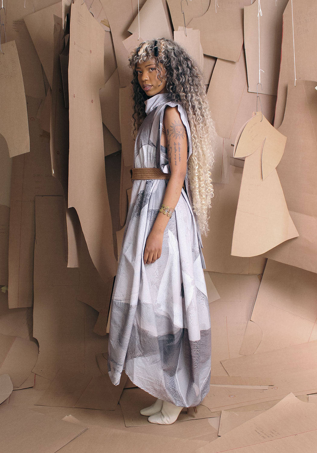 Bow Dress Paint Print