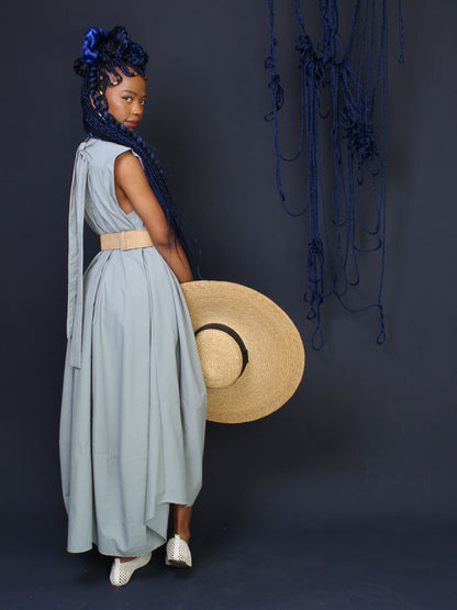 Bow Dress Sage