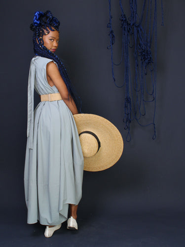 Bow Dress Sage