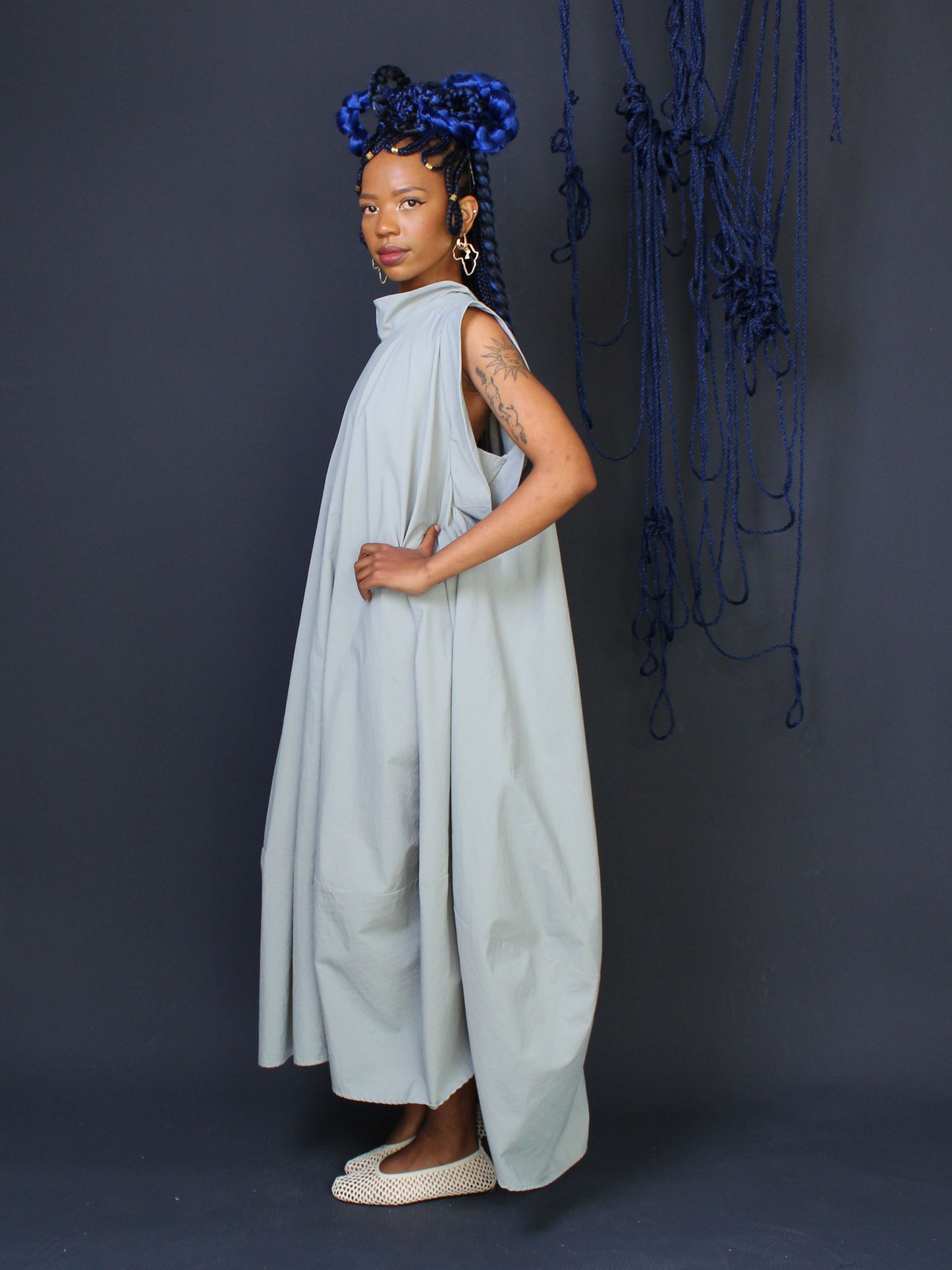 Bow Dress Sage