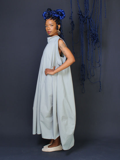 Bow Dress Sage