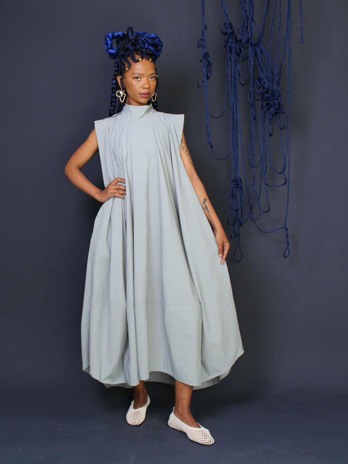 Bow Dress Sage