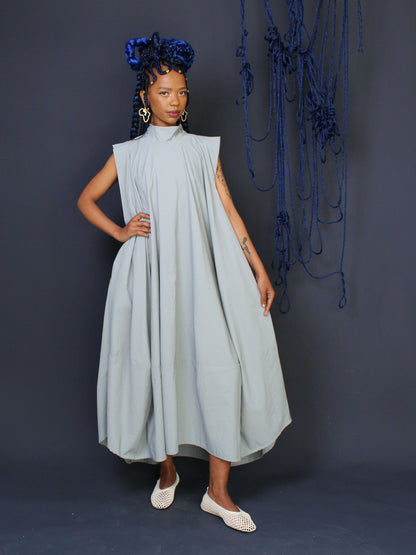 Bow Dress Sage