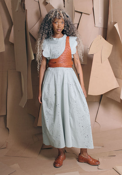 Heleen Dress Hand Painted