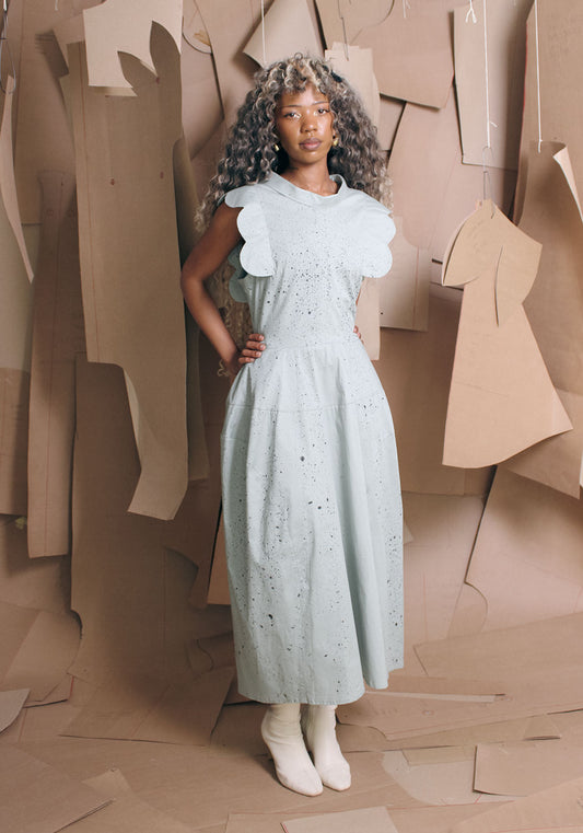 Heleen Dress Hand Painted