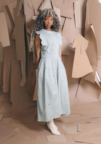 Heleen Dress Hand Painted