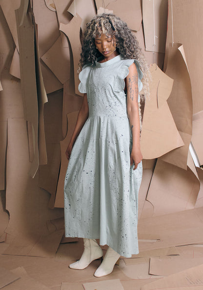 Heleen Dress Hand Painted