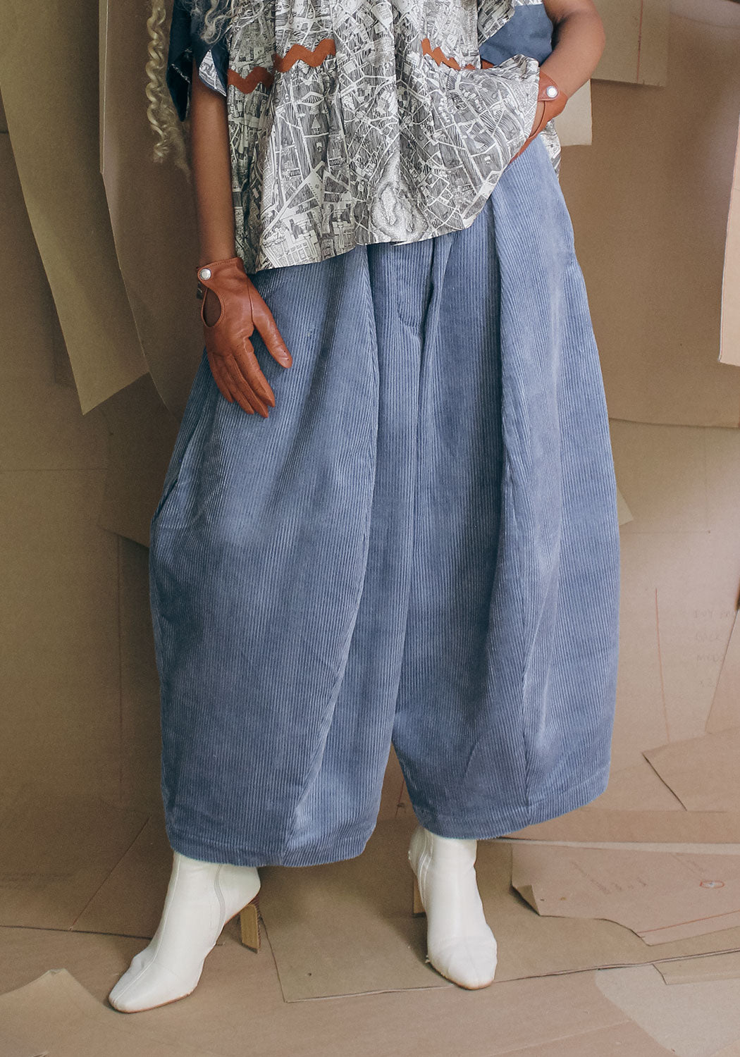 Lazy Pants Perriwinkle Blue