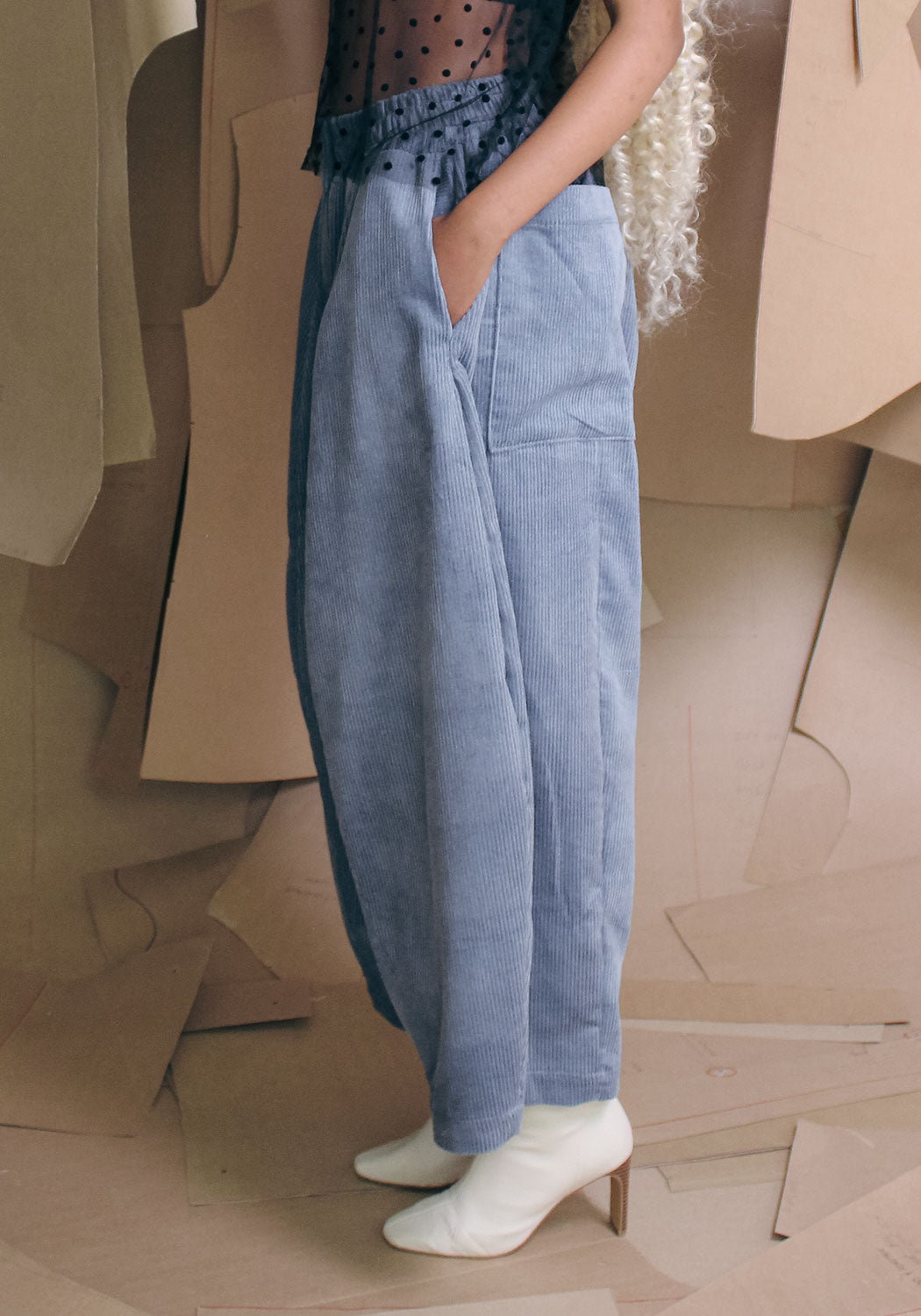Lazy Pants Perriwinkle Blue