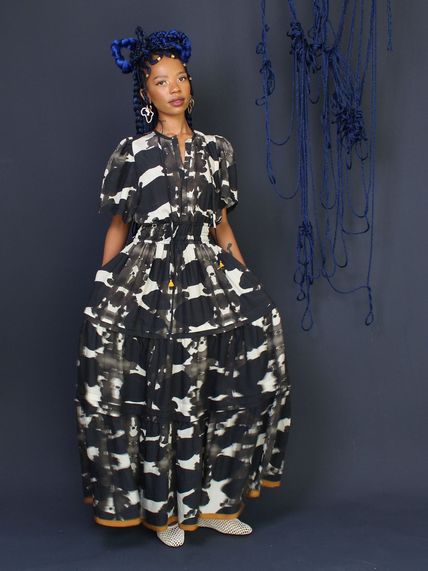 Parks Dress Blot Print