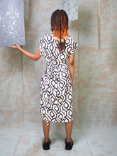 Regent Dress Geometric Print