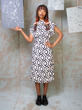 Regent Dress Geometric Print