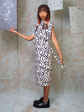 Regent Dress Geometric Print