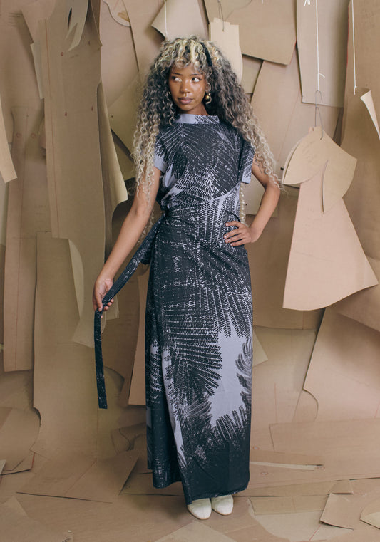 Regent Dress Fern Print