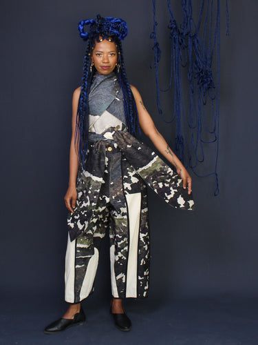 Halter Top Berg Print