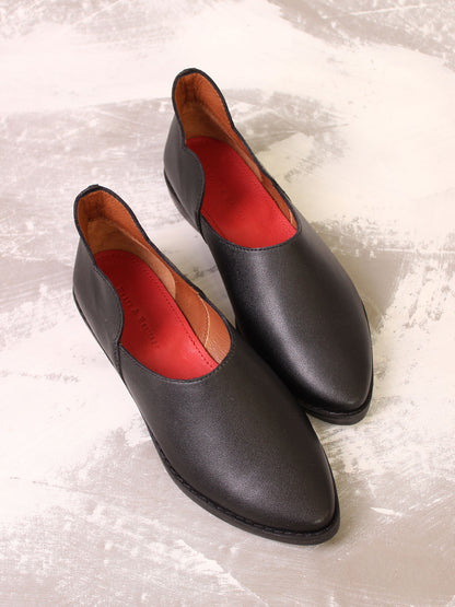 Cloud Shoe Black Genuine Leather