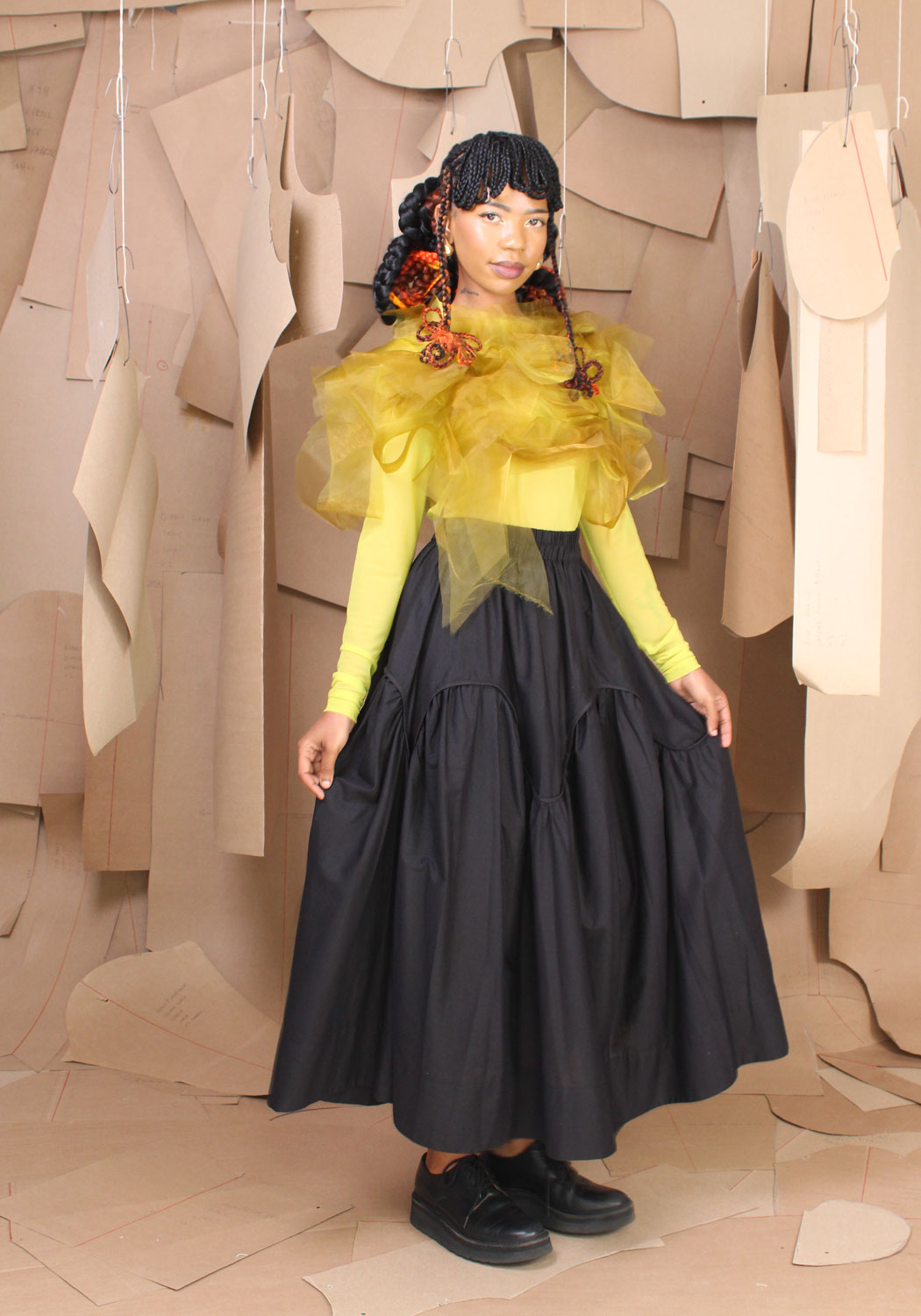 Loopy Skirt Black