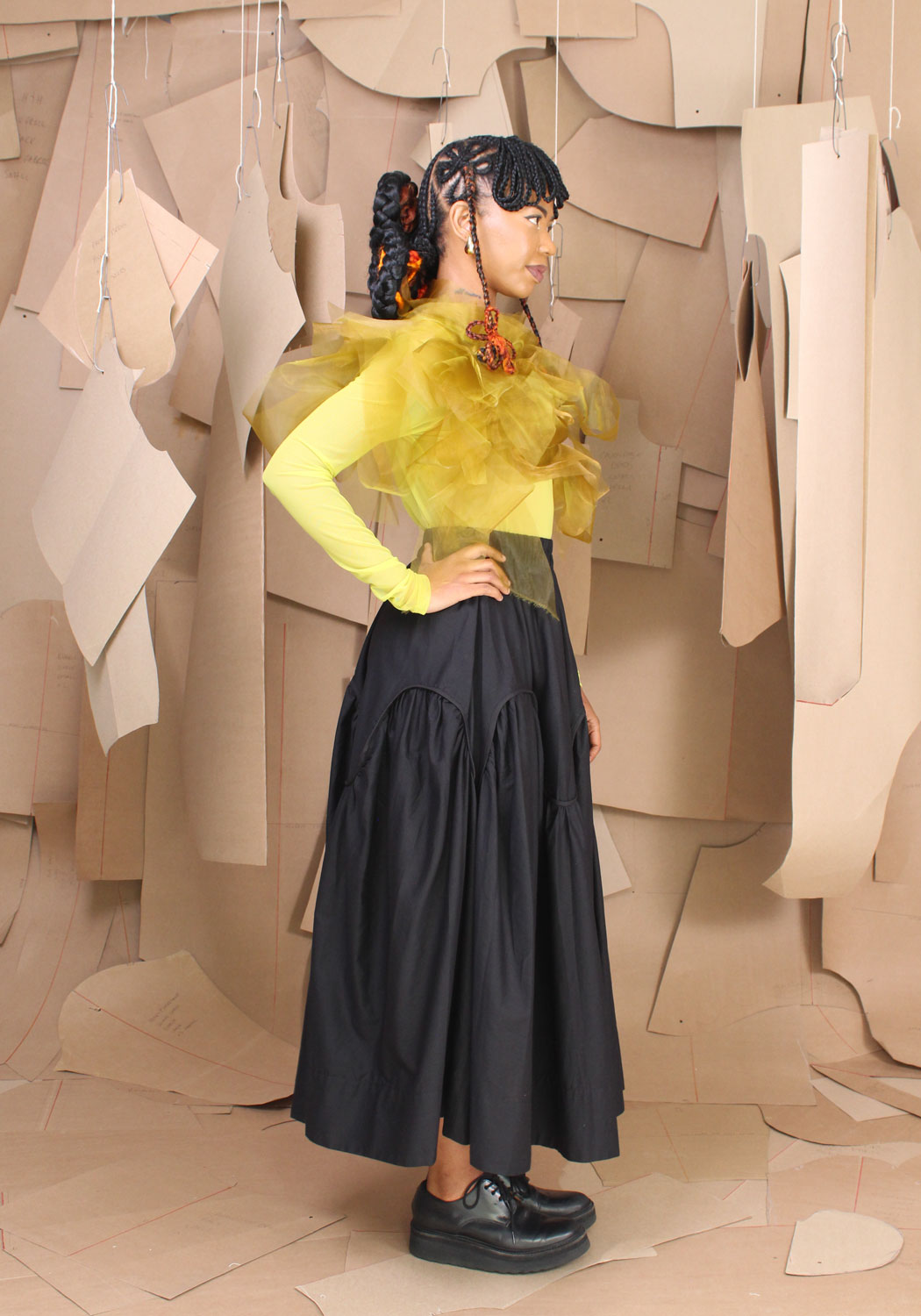 Loopy Skirt Black