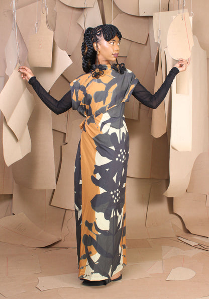 Regent Dress Blom Print