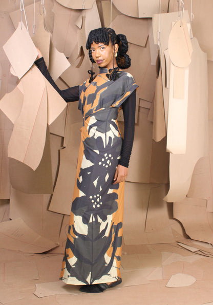 Regent Dress Blom Print